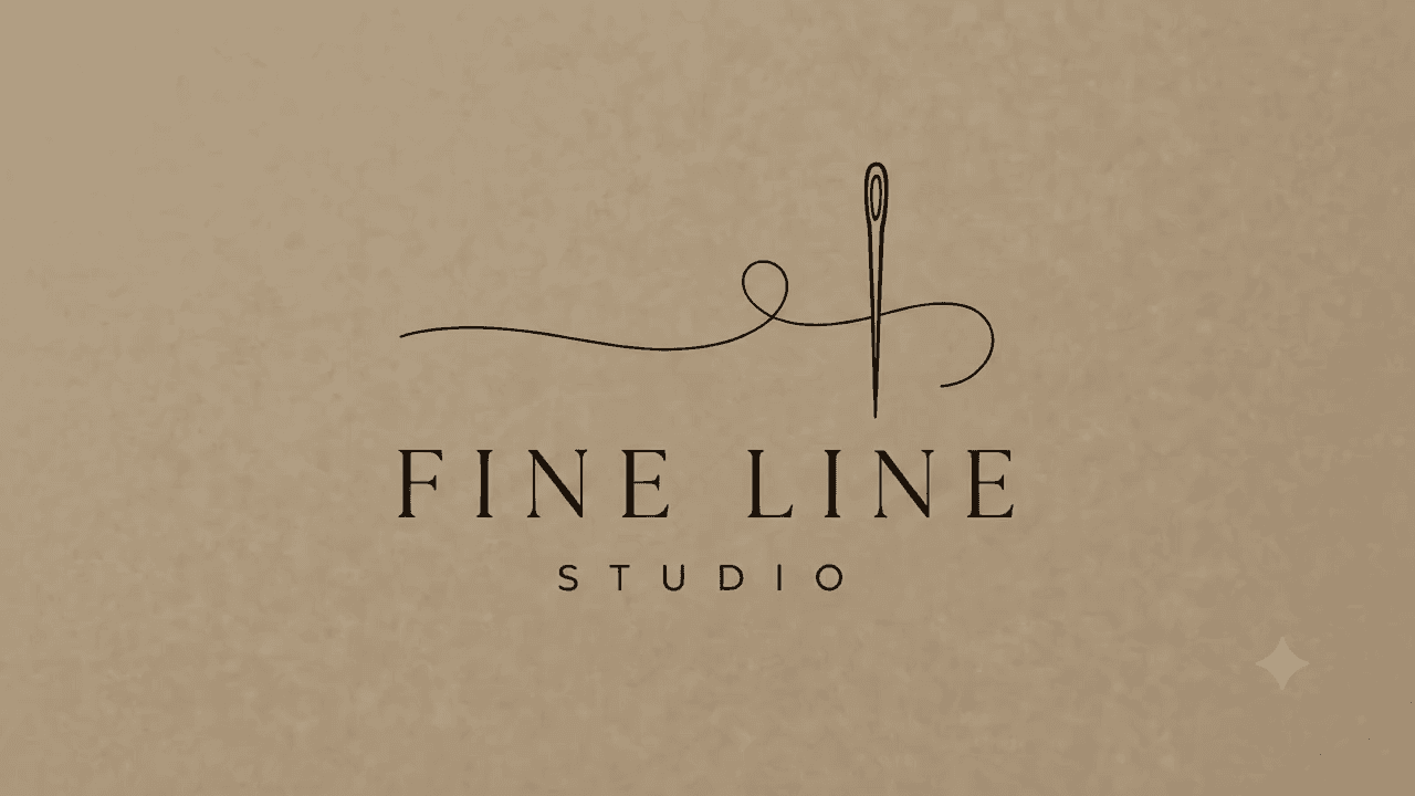 Fine Line Studio thread-and-needle mark